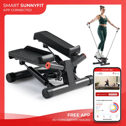 Twist Stair Steppers with Resistance Bands